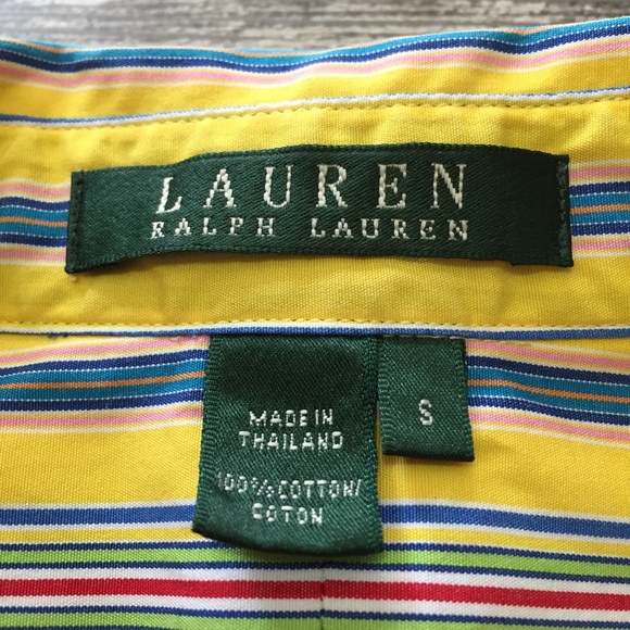 Lauren Ralph Lauren Stripe Button Down Women S - Picture 7 of 7